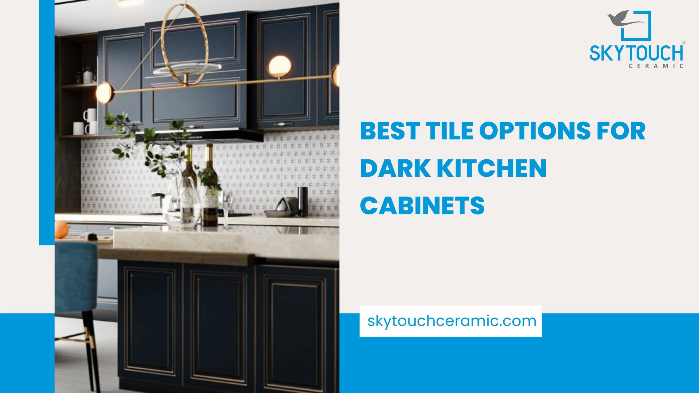 Best Tile Options for Dark Kitchen Cabinets